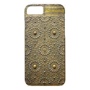 Ancient Kaaba Brass Copper Arabesque Pattern Door iPhone 8/7 Case