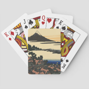 Ancient Kai province   Katsushika Hokusai drawing Playing Cards
