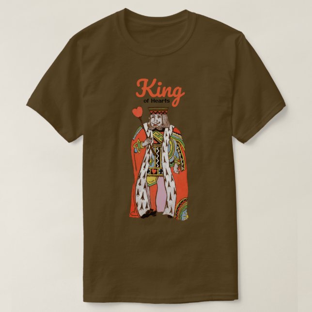 Ancient King of Hearts T-Shirt (Design Front)