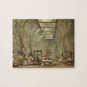 Ancient Kitchen, Windsor Castle, engraved by Willi Jigsaw Puzzle