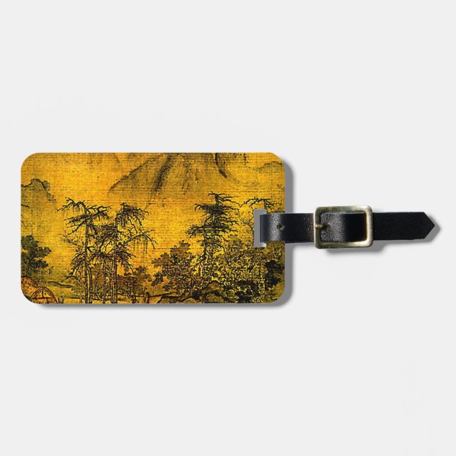 Ancient Landscape Luggage Tag (Front Horizontal)