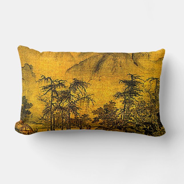Ancient Landscape Lumbar Cushion (Front)