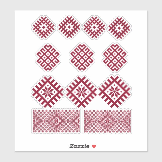 Ancient Latvian symbols Jumis Morning Star (Sheet)