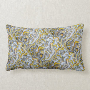 Ancient Lock-Abstract Hand Painted Pillow
