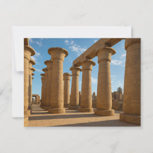 Ancient Luxor Majestic Temple Postcard Art