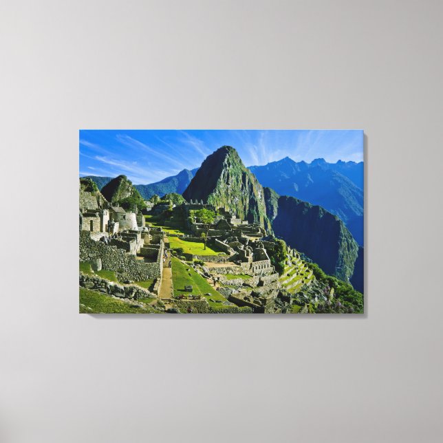 Ancient Machu Picchu, last refuge of the 2 Canvas Print (Front)