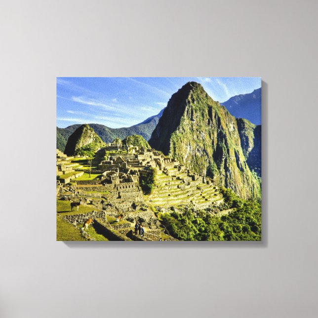 Ancient Machu Picchu, last refuge of the Canvas Print (Front)