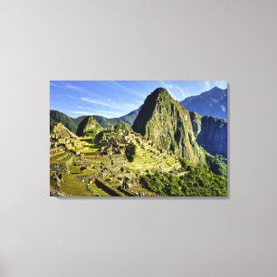 Ancient Machu Picchu, last refuge of the Canvas Print