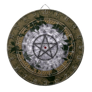 Ancient Magic Pagan Pentacle Dartboard