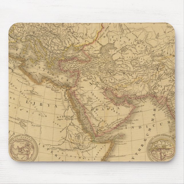 Ancient Map Mouse Mat (Front)