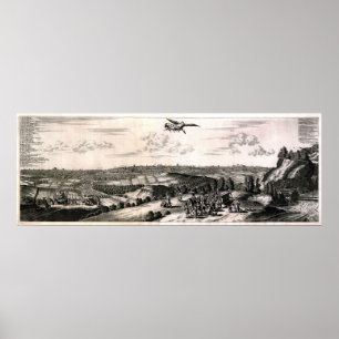 Ancient Map of Tokyo (Edo) Poster