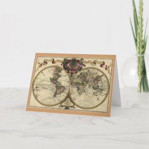 Ancient Map Series Holiday Card