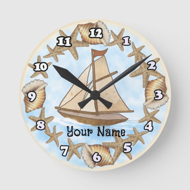 Ancient Mariner boat clock (Front)