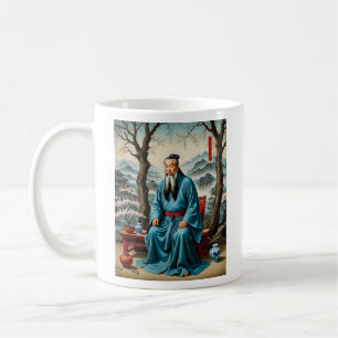 Ancient Master in Blossoms Art Tee Coffee Mug