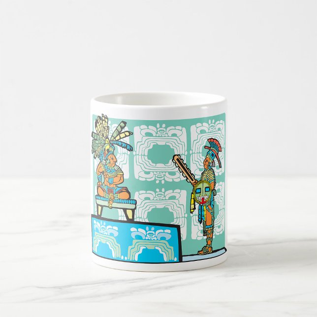 Ancient Maya King and Warrior Coffee Mug (Creator Uploaded)