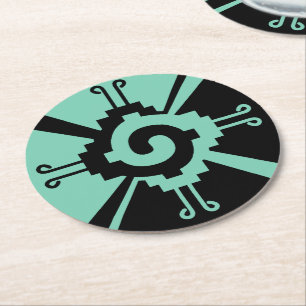 Ancient Mayan Coasters in any Colour you wish