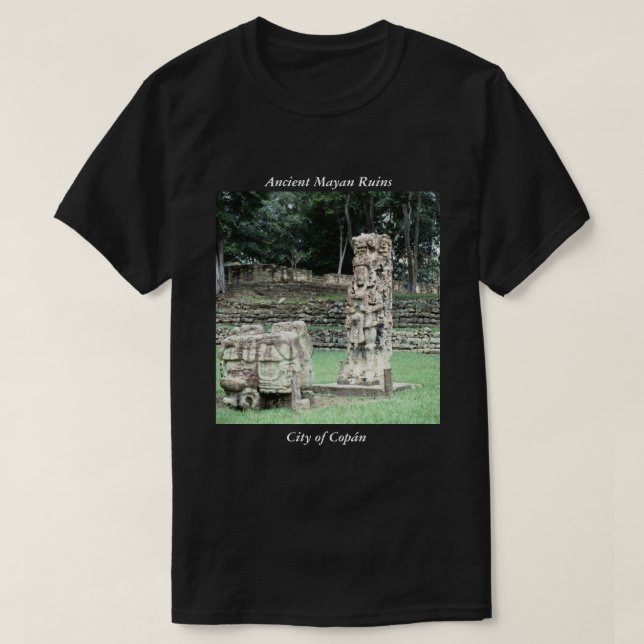 Ancient Mayan Culture Copan Ruins Honduras Classy T-Shirt (Design Front)