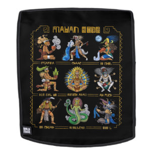 Ancient Mayan Gods Backpack