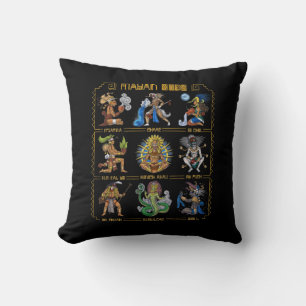 Ancient Mayan Gods Cushion