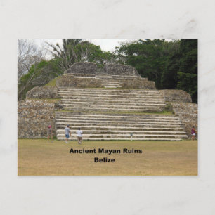 Ancient Mayan Ruins, Belise Postcard