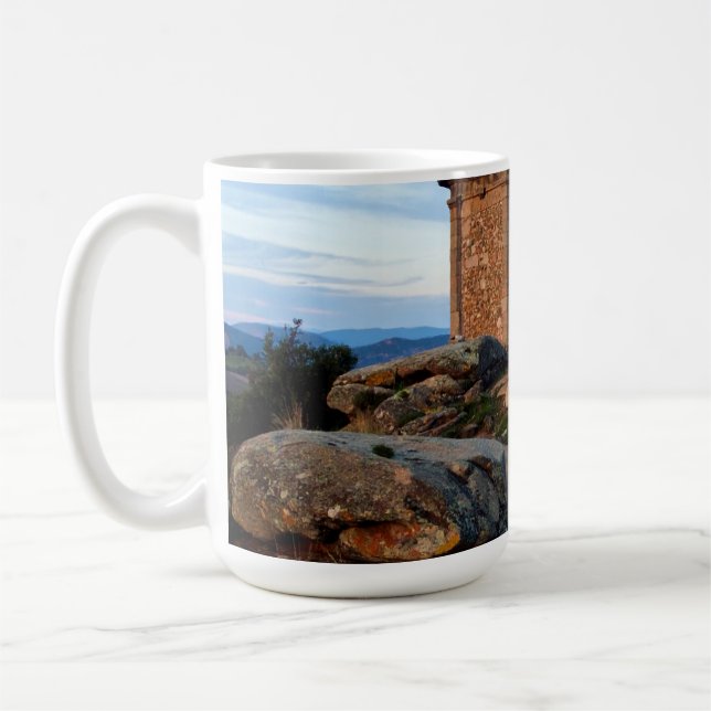 ancient mediaeval church coffee mug (Left)