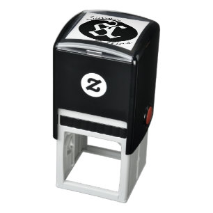 Ancient Mediaeval ExLibris Monogram and Signature Self-inking Stamp