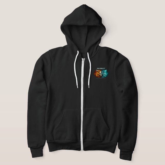 Ancient Meets Future Skull Sweatshirt | Cyberpunk  (Laydown)