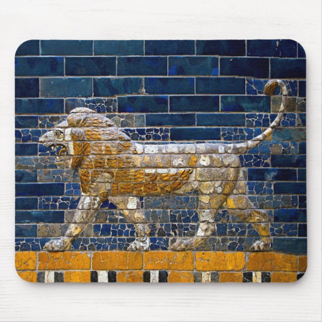 Ancient Mesopotamia: Babylonian Lion mouse pad (Front)