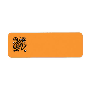 Ancient Mexican Return Address Label