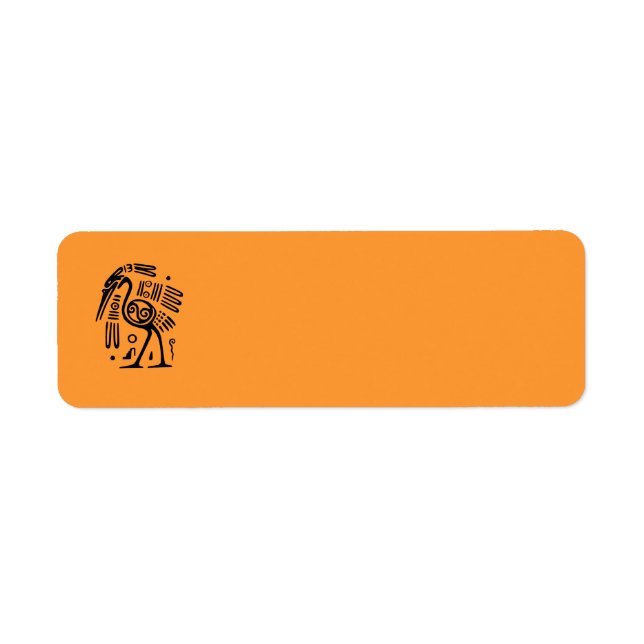 Ancient Mexican Return Address Label (Front)