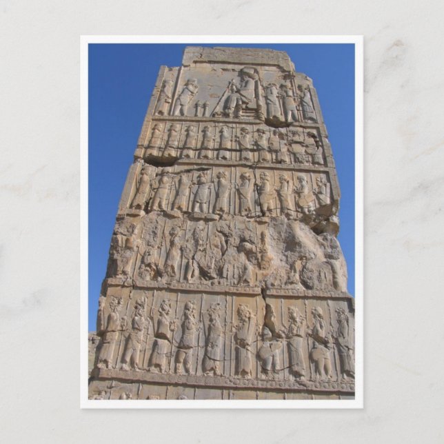 Ancient Monument At Perspolis Postcard (Front)