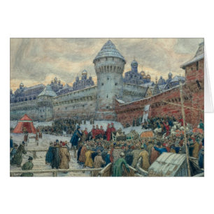 Ancient Moscow, departure after a fight