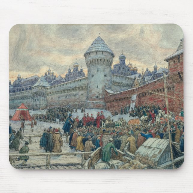 Ancient Moscow, departure after a fight Mouse Mat (Front)