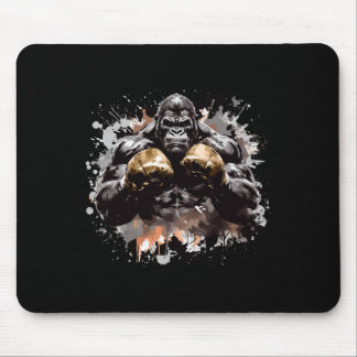 Ancient Motivation Inc Gorilla Boxing Champ Boxer  Mouse Mat