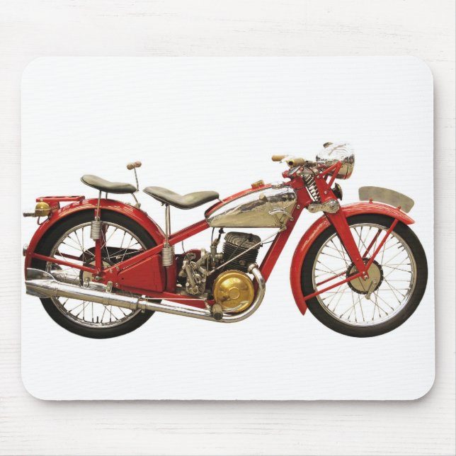 Ancient motorcycle mouse mat (Front)