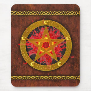 Ancient Mystical Tome of Magic Spells & Potions I Mouse Mat