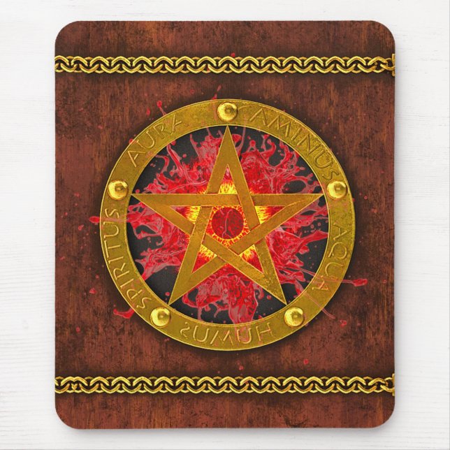 Ancient Mystical Tome of Magic Spells & Potions I Mouse Mat (Front)