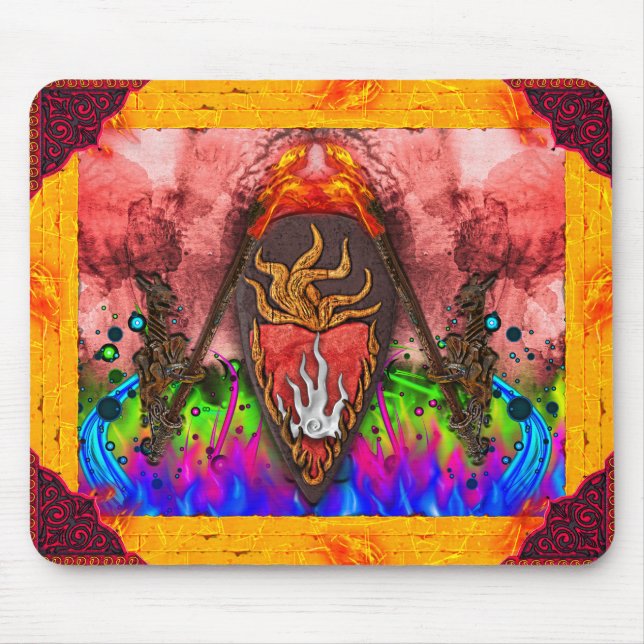 Ancient Mystical Tome of Magic Spells & Potions VI Mouse Mat (Front)