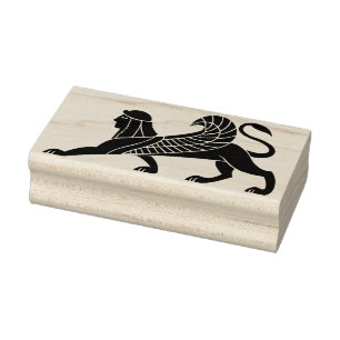 Ancient Mythical Creature Rubber Stamp