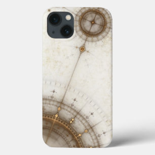 Ancient Nautical Chart, Grunge iPhone 13 Case