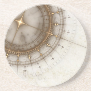 Ancient Nautical Chart, Grunge Coaster