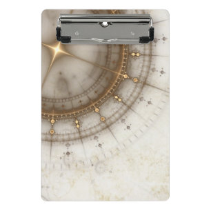 Ancient Nautical Chart, Grunge Mini Clipboard