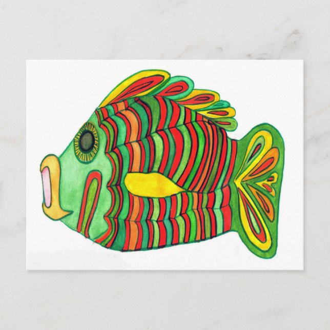 Ancient Nile Bulti Fish Postcard (Front)