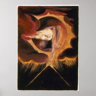 Ancient of Days - William Blake Poster
