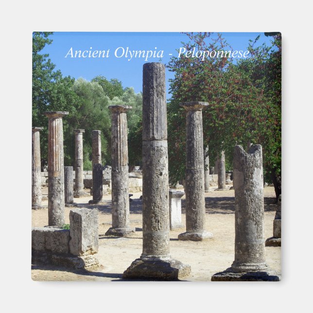Ancient Olympia - Peloponnese Magnet (Front)
