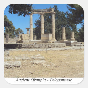 Ancient Olympia - Peloponnese Square Sticker