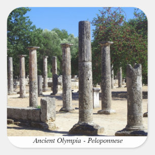Ancient Olympia - Peloponnese Square Sticker