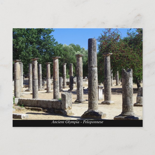 Ancient Olympia Postcard (Front)