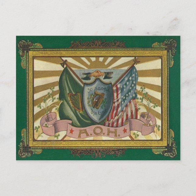 Ancient Order of Hibernians Postcard (Front)