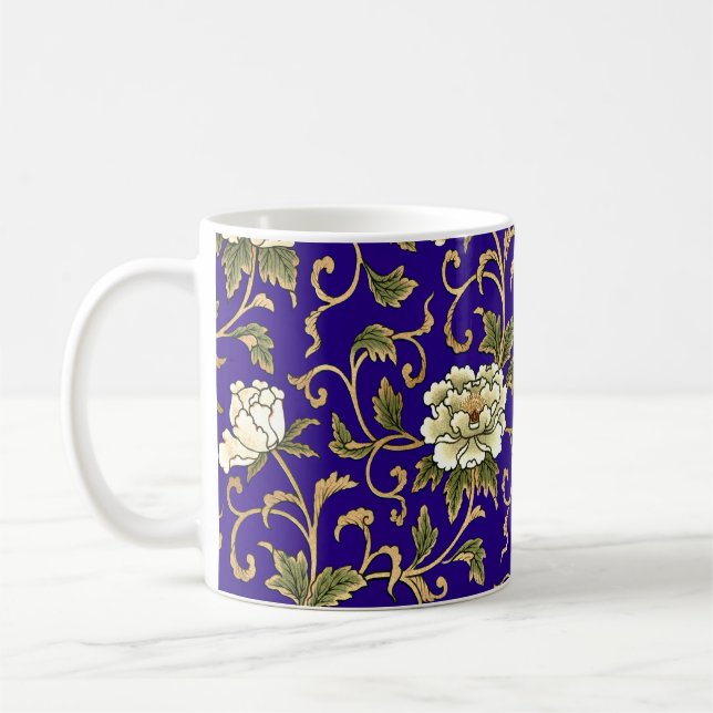 Ancient Oriental Fabric Pattern Mug (Left)